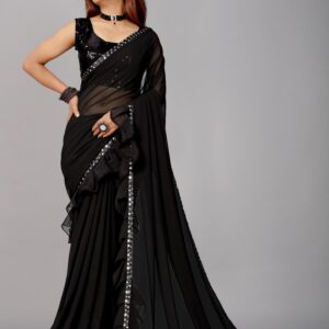 linen saree