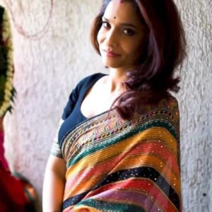 Ankita lokhande saree