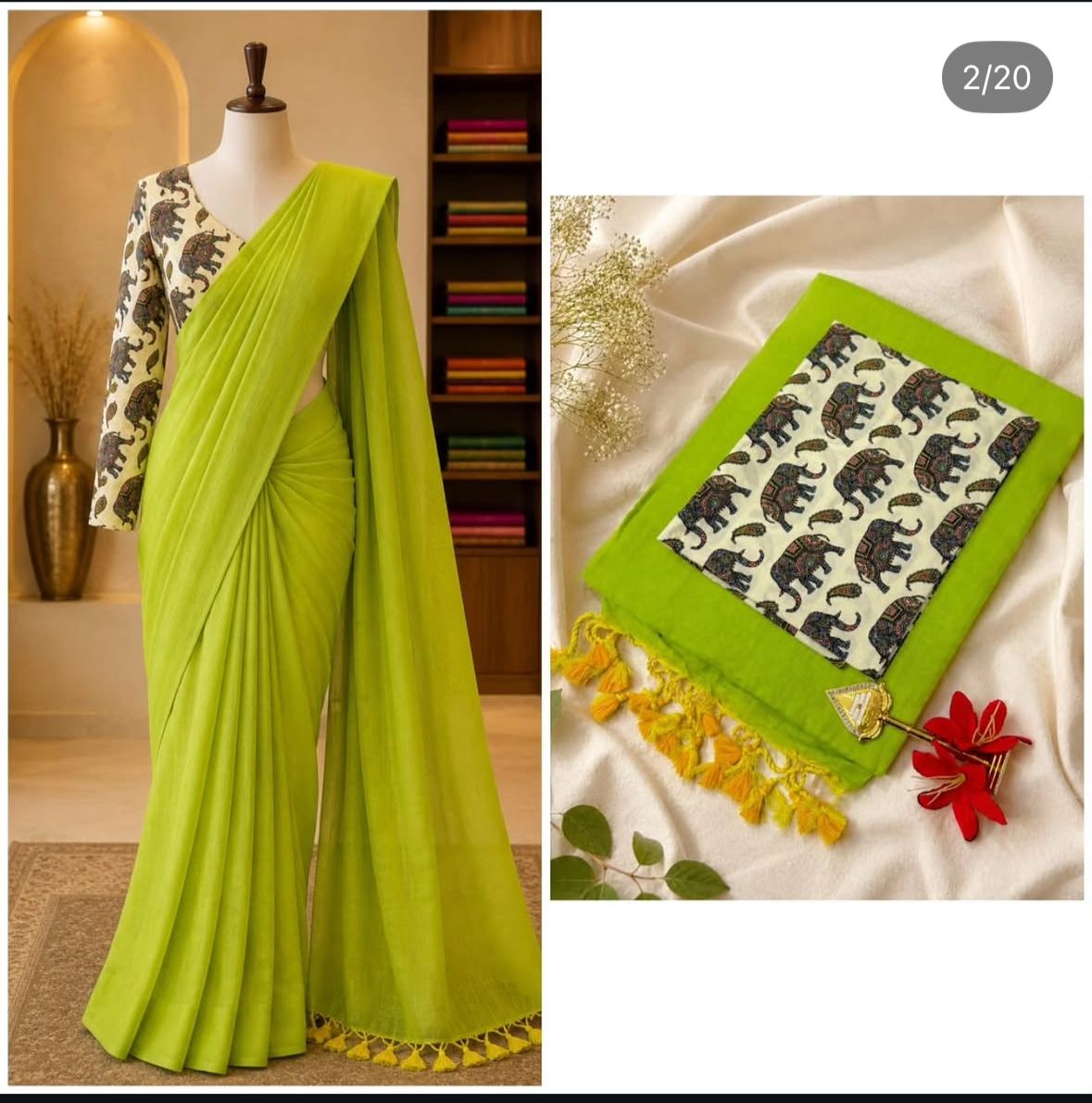 KHADI COTTON SAREE